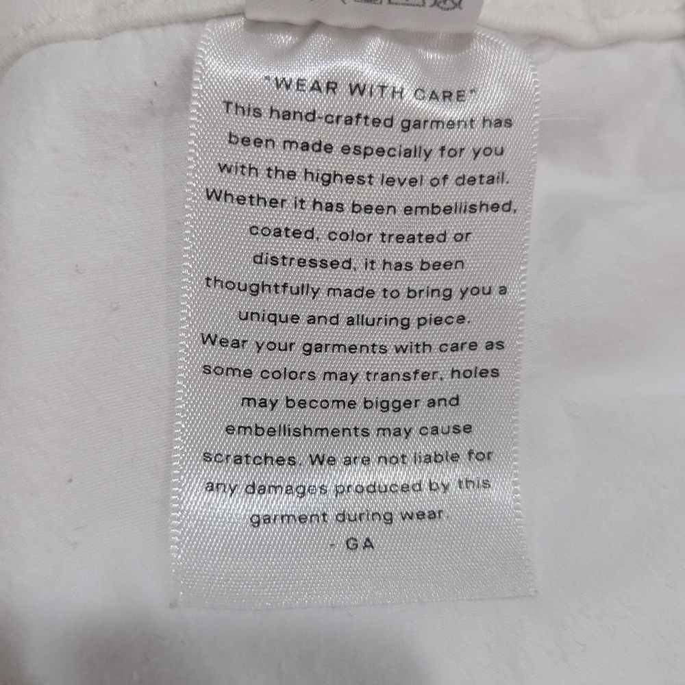 Good American White Skinny High Rise Jeans Size 16 Never Worn - Picture 9 of 12